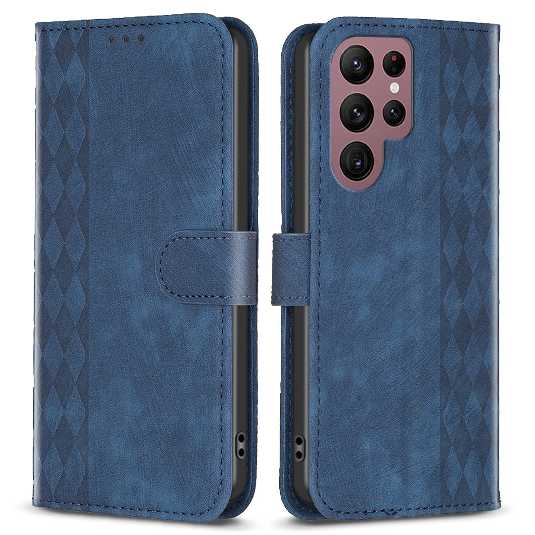 For Samsung Galaxy S22 Ultra 5G Imprinting Pattern Cover Stand Wallet Full Protection Phone Case For Samsung Galaxy S22 Ultra 5G Imprinting Pattern Cover Stand Wallet Full Protection Phone Case